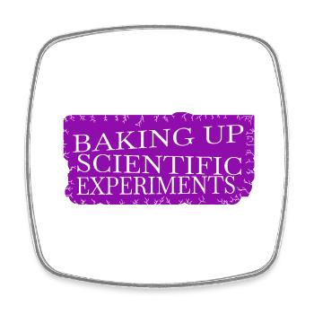 present idea astronomy baking ingredients sayings - Viereckiger Kühlschrankmagnet - Weiß - Vorne