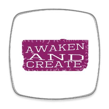 joke innovation and progress fostering creativity - Square fridge magnet - white - Front