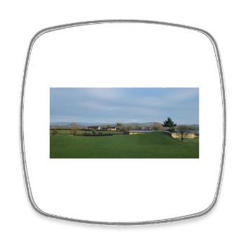 Ireland beauty - Square fridge magnet - white - Front