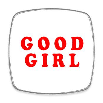 Good girl - Magnet carré - blanc - Devant