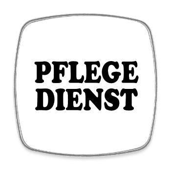 Nursing - Square fridge magnet - white - Front
