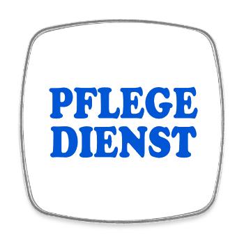 Nursing - Square fridge magnet - white - Front