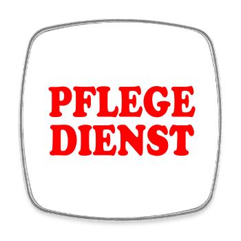 Nursing - Square fridge magnet - white - Front