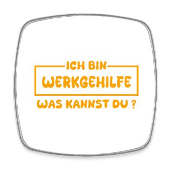 Occupation: Assistant - Square fridge magnet - white - Front