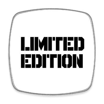 Limited Edition - Square fridge magnet - white - Front
