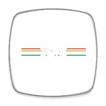 Woman's name Defne - Square fridge magnet - white - Front