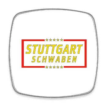 Stuttgart : la fierté souabe - Magnet carré - blanc - Devant