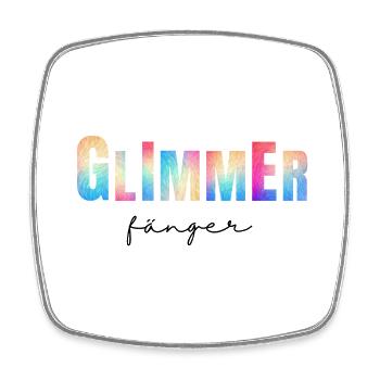 Healing Vibes - Square fridge magnet - white - Front