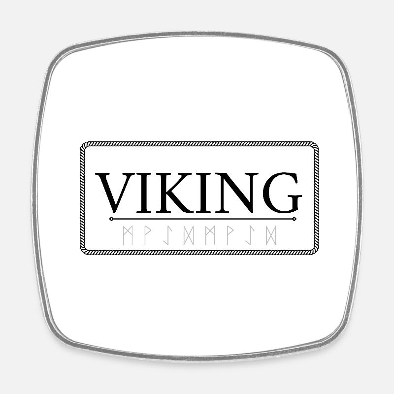 VIKING Frame - Square fridge magnet - white