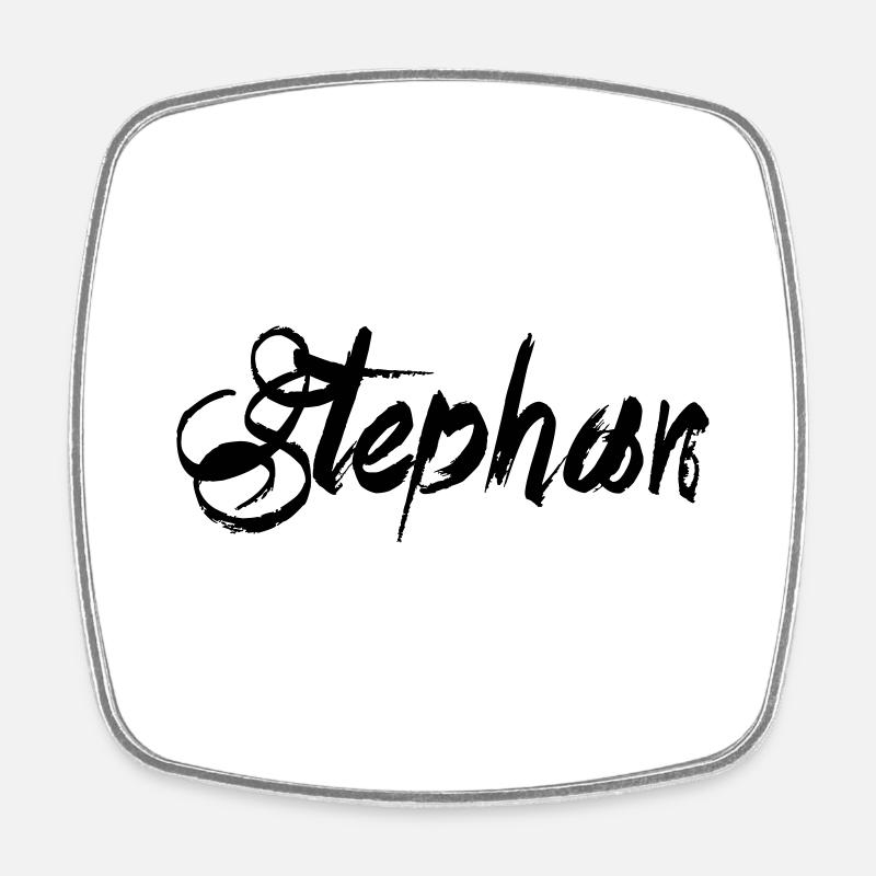 Stephan - Magnet carré - blanc