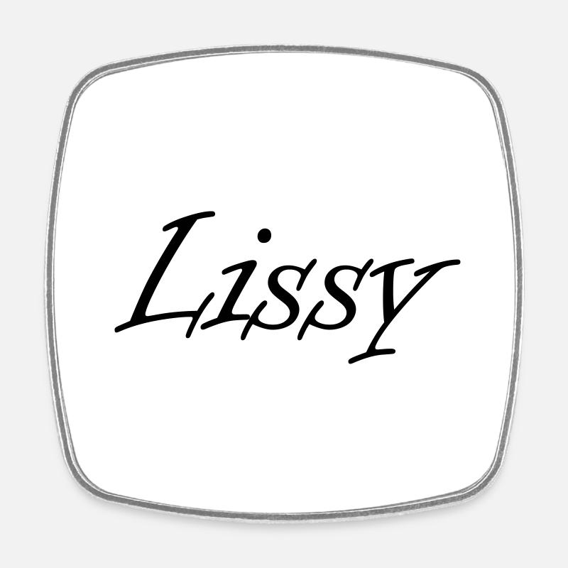Lissy - Square fridge magnet - white
