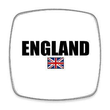 England - Square fridge magnet - white - Front