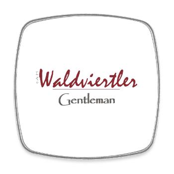 Waldviertler 23 - Viereckiger Kühlschrankmagnet - Weiß - Vorne