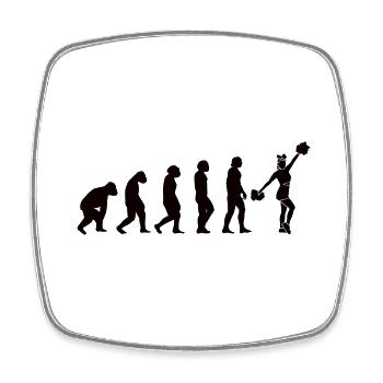 Cheerleader Gift Cheerleader Cheerleading - Square fridge magnet - white - Front