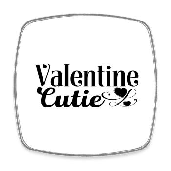 Valentine Cutie - Square fridge magnet - white - Front