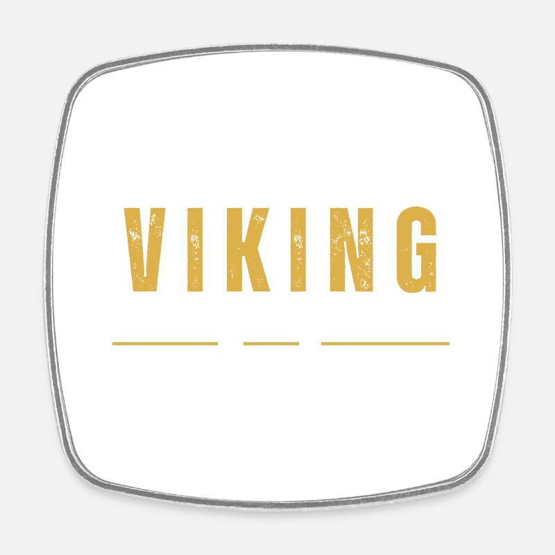 Viking - Square fridge magnet - white