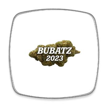 Bubatz 2023 - Viereckiger Kühlschrankmagnet - Weiß - Vorne
