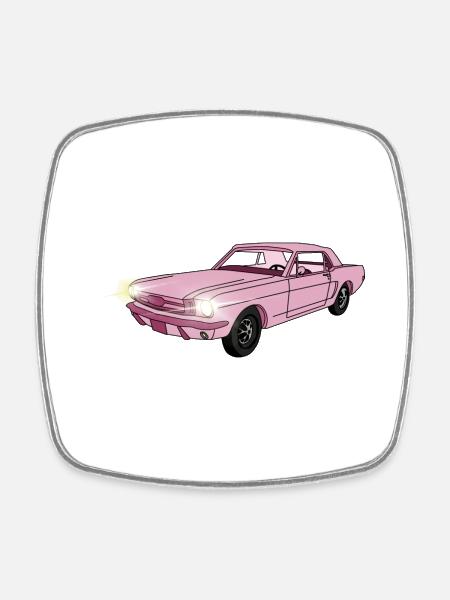 Auto design - Viereckiger Kühlschrankmagnet - Weiß