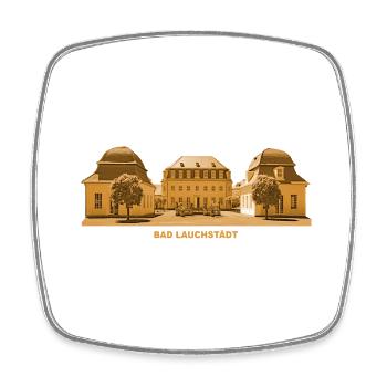 Bad Lauchstädt, Goethestadt, Saale, Saxe-Anhalt - Magnet carré - blanc - Devant