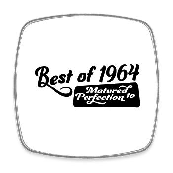 1964 - Square fridge magnet - white - Front