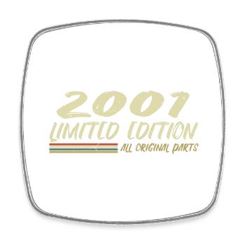 Cadeau D'anniversaire 2001 Idée Cadeau 2001 - Magnet carré - blanc - Devant