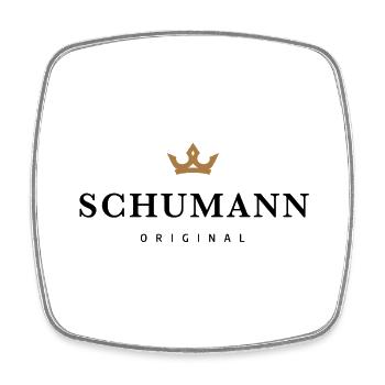 Schumann - Square fridge magnet - white - Front