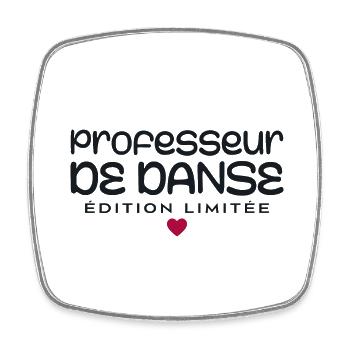 Dance Teacher - Square fridge magnet - white - Front