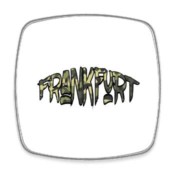 Camouflage de Francfort - Magnet carré - blanc - Devant