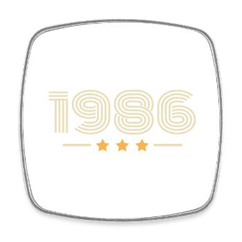 Légendaire Depuis 1986 Cadeau D anniversaire 1986 - Magnet carré - blanc - Devant