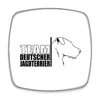 TEAM German Hunting Terrier Dog Dog Wilsigns - Square fridge magnet - white - Front