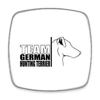 TEAM German Hunting Terrier Dogs Dog Wilsigns - Square fridge magnet - white - Front