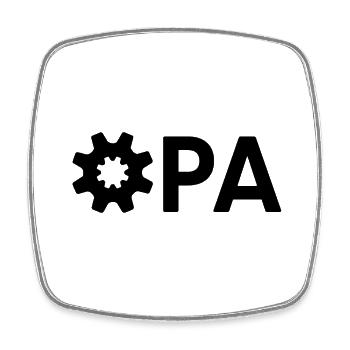 Opa Ingenieur Handwerker Werkstatt Getriebe - Viereckiger Kühlschrankmagnet - Weiß - Vorne