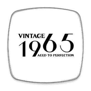 Vintage 1965 aged to perfection - Magnet carré - blanc - Devant