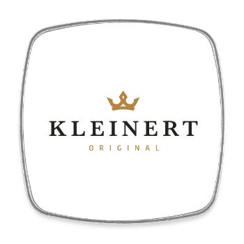 Kleinert Original Family Logo - Square fridge magnet - white - Front