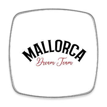 Mallorca Dream Team - Viereckiger Kühlschrankmagnet - Weiß - Vorne