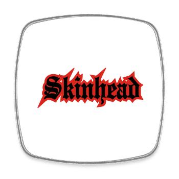 Working Class Skinhead Oi! Antiracist Bootboys My - Magnet carré - blanc - Devant