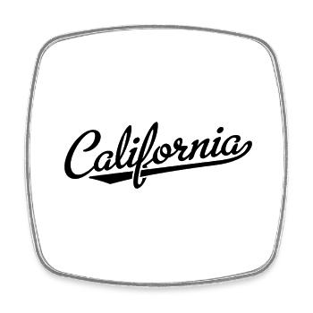 Californie Californie - Magnet carré - blanc - Devant