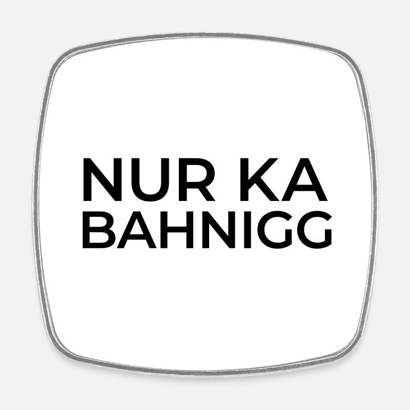 Ka Bahnigg - Viereckiger Kühlschrankmagnet - Weiß