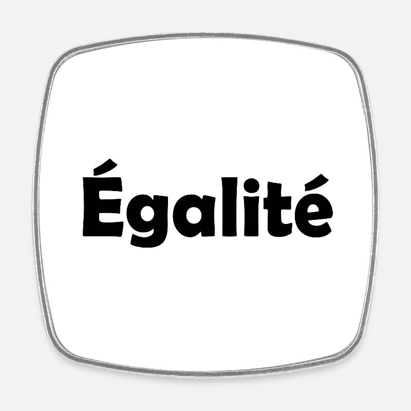 Egalite - Viereckiger Kühlschrankmagnet - Weiß