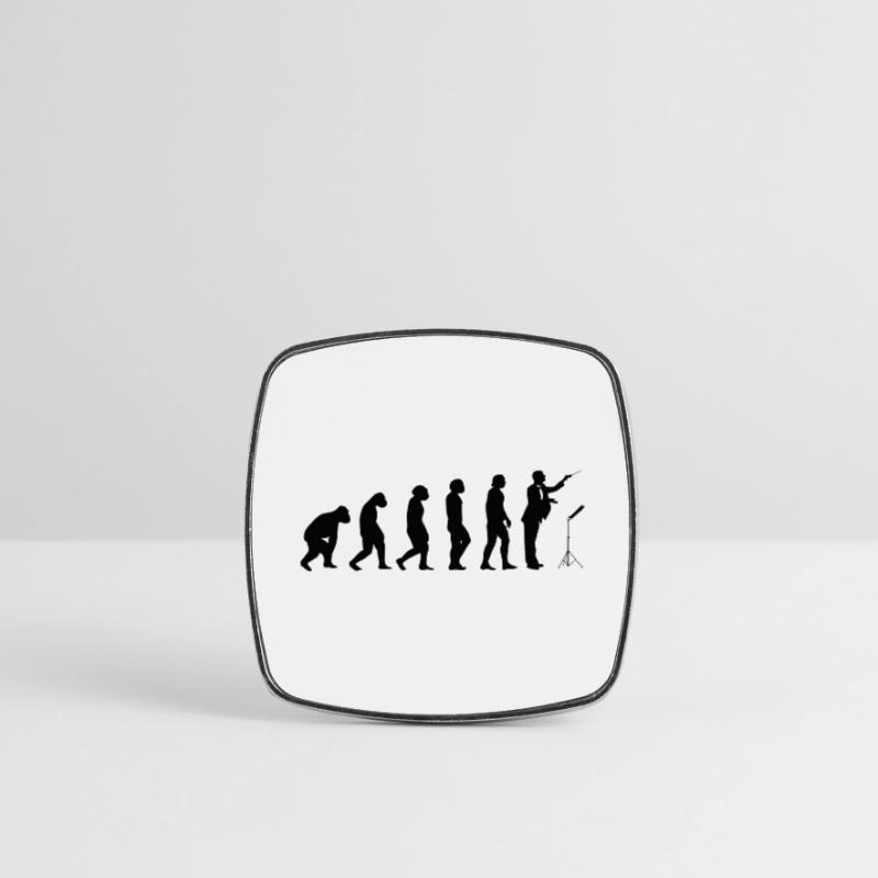 Dirigenten Musiker Band Evolution Dirigent Musik Viereckiger Kühlschrankmagnet
