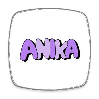 Anonymous - Square fridge magnet - white - Front