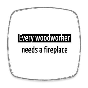 men a carpenters prayer tshirts forester logging - Square fridge magnet - white - Front