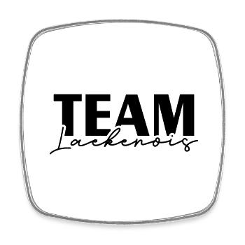 TEAM LAEKENOIS Dogs IGP Dog Sport Wilsigns - Magnet carré - blanc - Devant