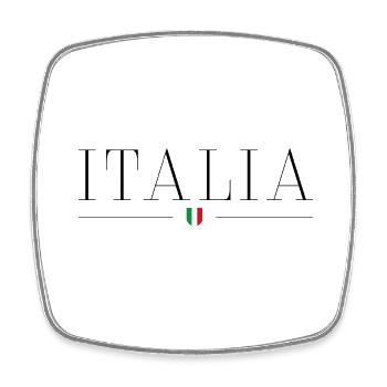 I love Italy - Square fridge magnet - white - Front