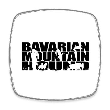 BAVARIAN MOUNTAIN HOUND Jagdhunde Jagd Wilsigns - Viereckiger Kühlschrankmagnet - Weiß - Vorne