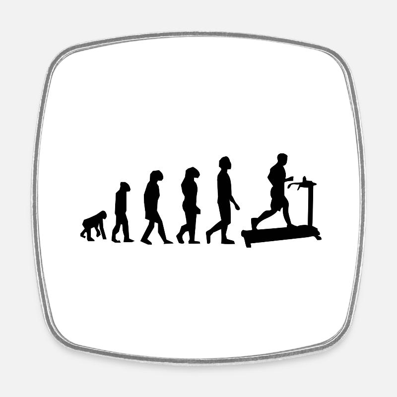 Tapis roulant évolution - Magnet carré - blanc