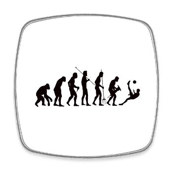 Football Football coach Football player Footballer - Square fridge magnet - white - Front