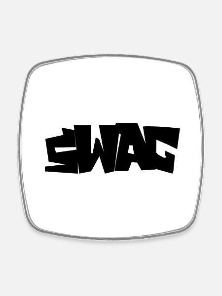 Swag - Viereckiger Kühlschrankmagnet - Weiß