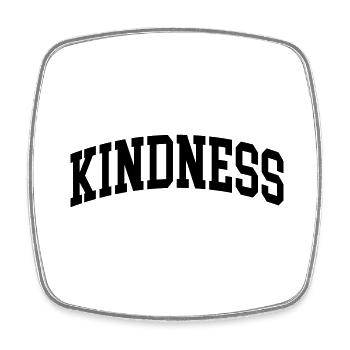 Kindness - Square fridge magnet - white - Front