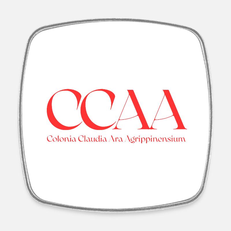 ccaa4 - Viereckiger Kühlschrankmagnet - Weiß